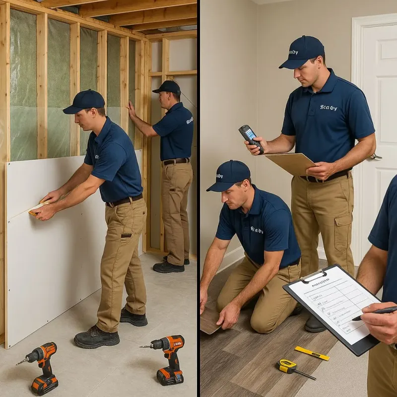 Repairs and Reconstruction process in Rosenhayn, NJ